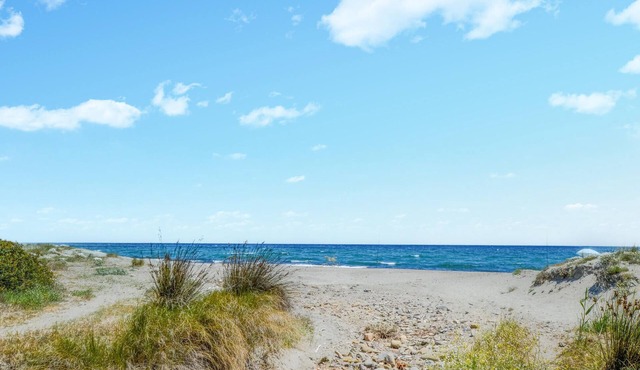 Look forward to the fantastic view of the countryside from this vacation apartment.