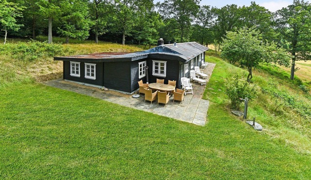 Look forward to your cozy vacation home in a green landscape.