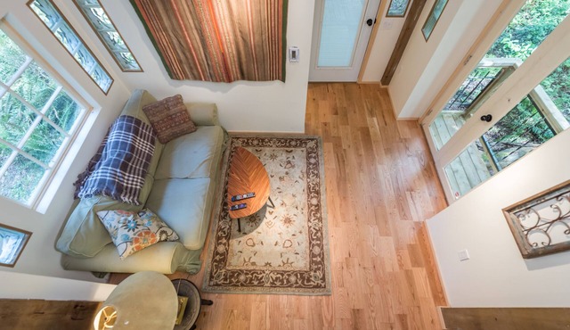 Look out on a 250 acre park