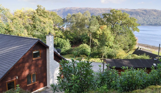 Look out over the sparkling loch and watch the abundant wildlife.