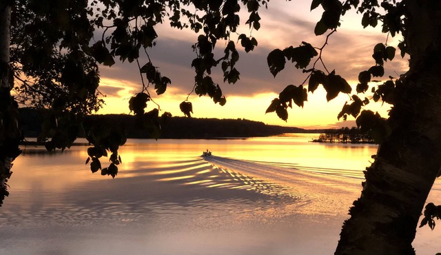 Loon View Lodge - 4 Bdrm Lk Shamineau Cabin-3 Decks, Sandy Beach, Great Sunsets