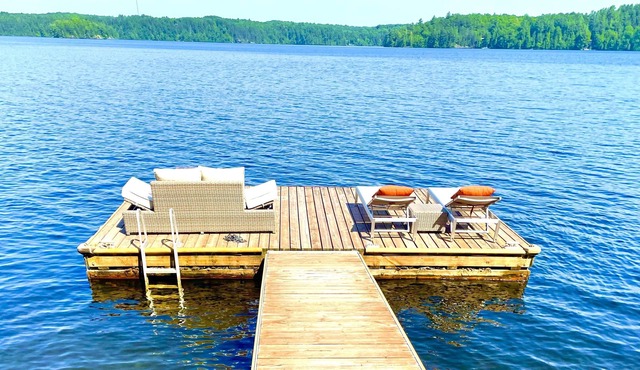 *LOONS LANDING * Gull Lake 2 Cottages + Sauna + Fishing + 700 FT Lake Frontage