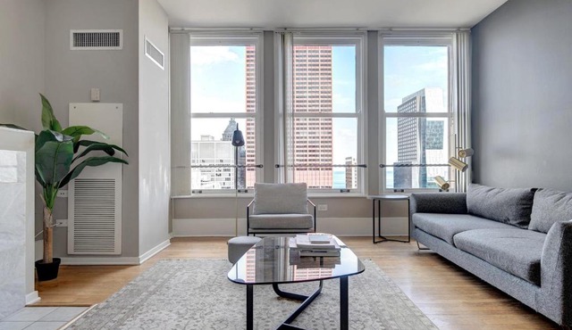 Loop 2BR w Gym Doorman nr L Parks CHI-319