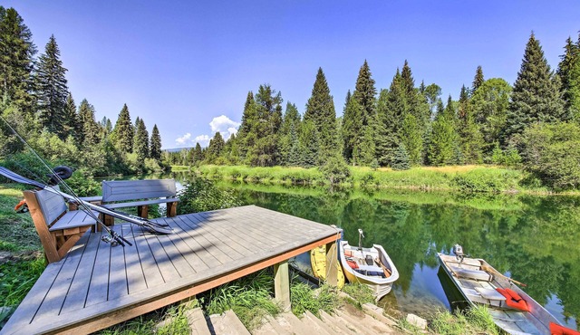 'Loose Moose Lodge' - 31 Acres on Yaak River!