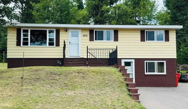 Lots of parking. There is now Snowmobile trail access from rental