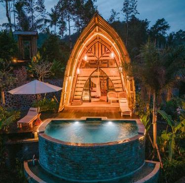 Lotus Bamboo House by Arcada Bali