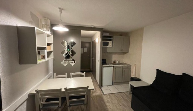 LOuréa studio 4 pers retour skis au pieds