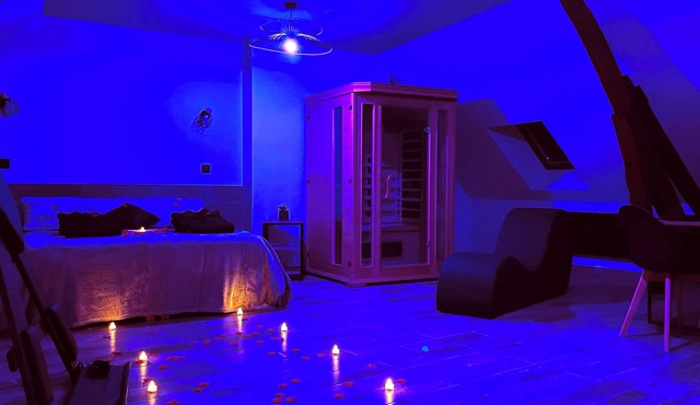 Love Room Le Chalet/Jacuzzi/Sauna