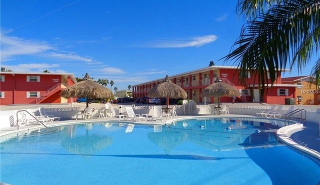 Loved by you,guests.”Close to the white sandy beach,pool on site & CLEAN unit”.