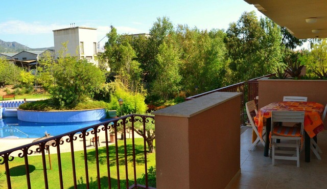 Lovely apartment for 3 people with pool, A/C, TV and balcony