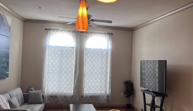 Lovely 1 bedroom apartment with pool and work station