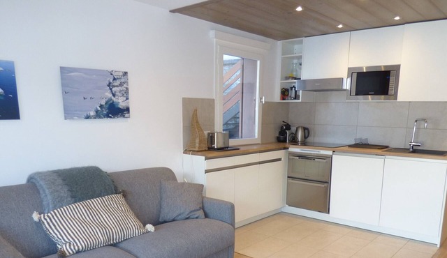 Lovely 2-room apartment in Méribel center with balcony, near slopes, WIFI, pets allowed