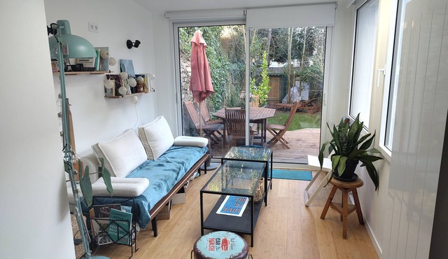 Lovely 2-room apartment with terrace and garden in Nantes