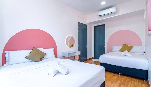 Lovely 2BR Family Suite in Georgetown 乔治市温馨家庭二卧套房