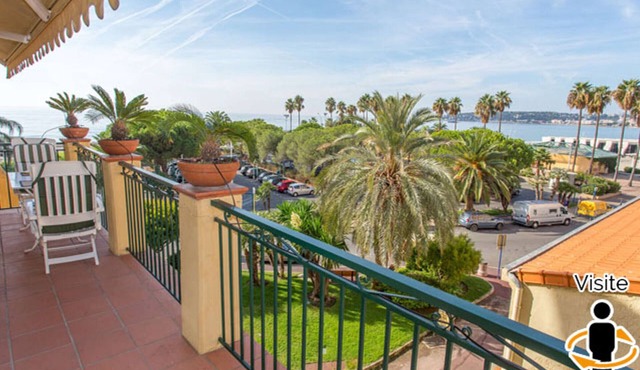 Lovely 2P in Menton with sea view and terrace