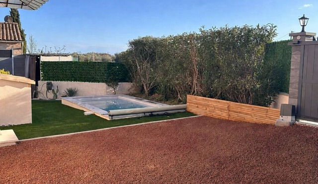 Lovely 3-bedroom house, air-conditioned, swimming pool in Grasse Côte d'Azur