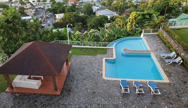 Lovely 3 Br, 3 Bath Condo with Spectacular View Overlooking Samana Bay, Pool