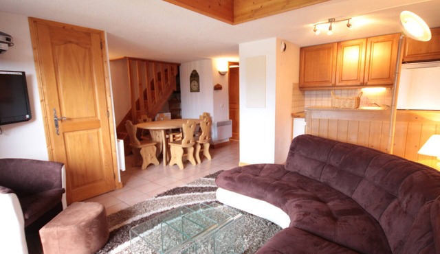 Lovely 4-room apartment with WIFI, 2 bathrooms in Les Saisies