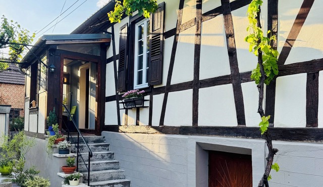 Lovely Alsatian house with garden, 2 bedrooms. Pets allowed