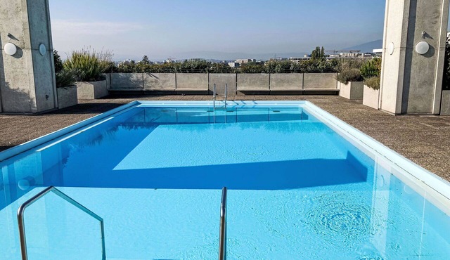 Lovely apartment for 6 people with WIFI, pool, TV, balcony and panoramic view