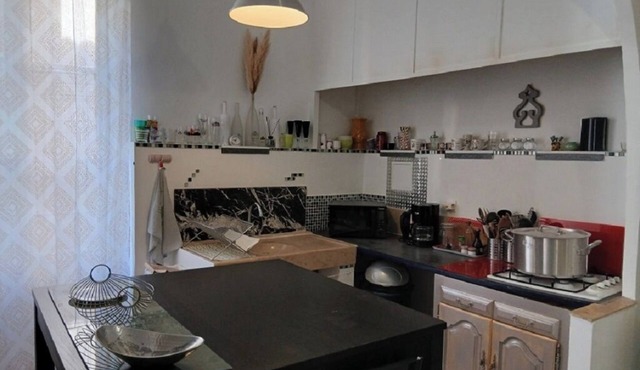 Lovely apartment in village house, pedestrian street, right in the center of town.