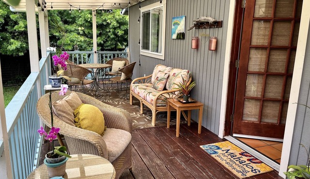 Lovely Art Cottage 5 Min. to Volcanoes NATL Park-clean, cozy, comfort -2 Bdrm