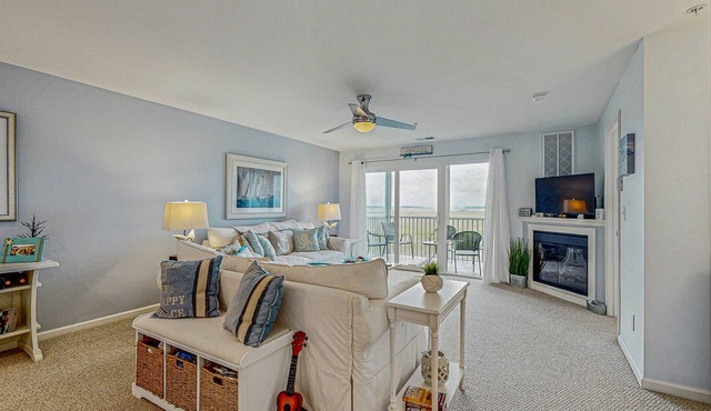 Lovely Bethany Bay Condo w/Balcony Water Views, W/D, Shared Pool, WiFi, & AC