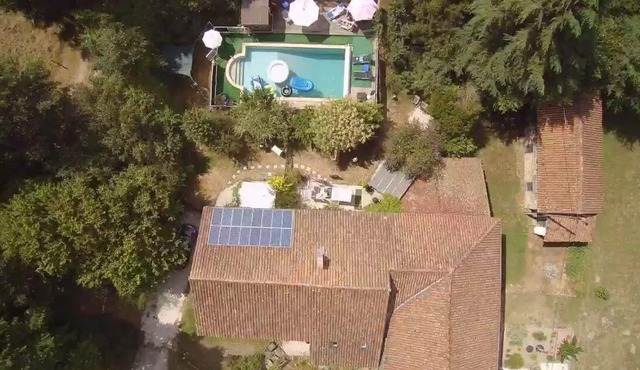 Lovely French Gite, . Exclusive heated 10 x 5m pool. character accomodation,