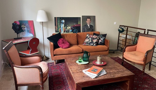 Lovely family house in center village of mediterranean village