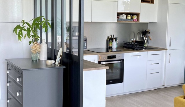 Lovely furnished apartment close from Lille with private and secure parking