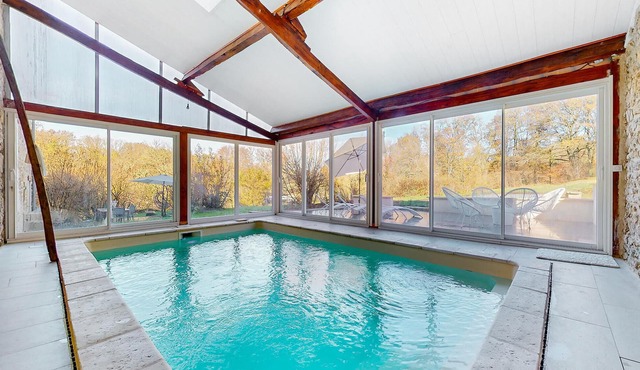 Lovely home in St-Hilaire-le-Château with sauna
