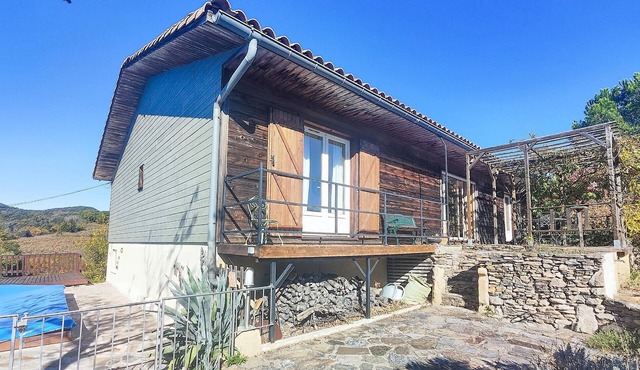 Lovely home in Faugères with private swimming pool, can be inside or outside