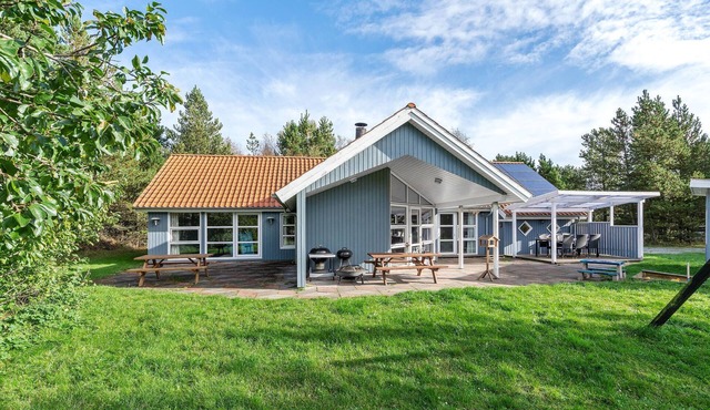 Lovely home in Jerup with sauna