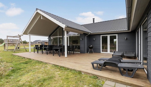 Lovely home in Jerup with sauna