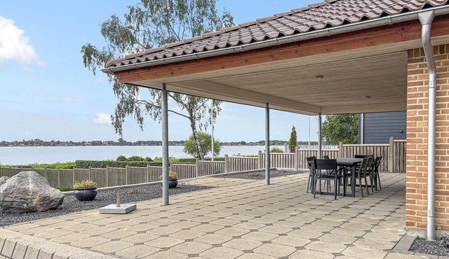 Lovely home in Sunds with house sea view