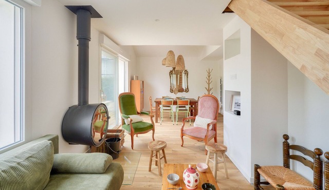 Lovely house for 4 300m from the beach and pond