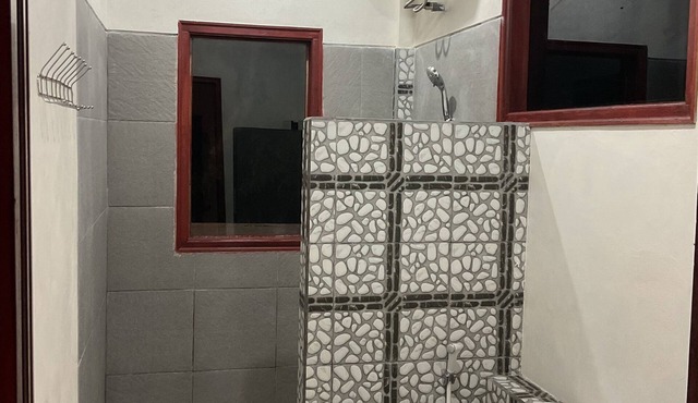 Lovely house with rice field view in midle of nature