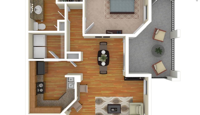 Lovely, Modern lifestyle 1 bedroom. Centrally located. Close to all.
