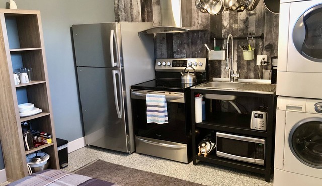 Lovely new loft fully equipped very well located!