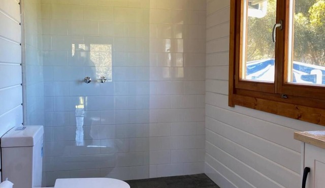 lovely nordic pine cabin great for couples or family