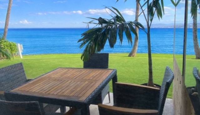 Lovely oceanfront 3-bedroom, first floor corner unit