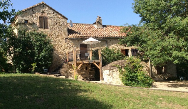 Lovely, rustic farmhouse with stunning views, salt water pool and tennis court.