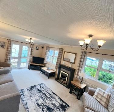 Lovely spacious lodge on Trimingham house caravan park, near Cromer and Mundesley