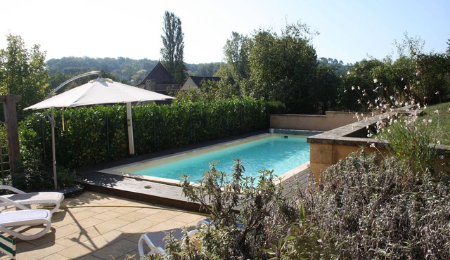 Lovely stone house with private heated pool and large enclosed garden