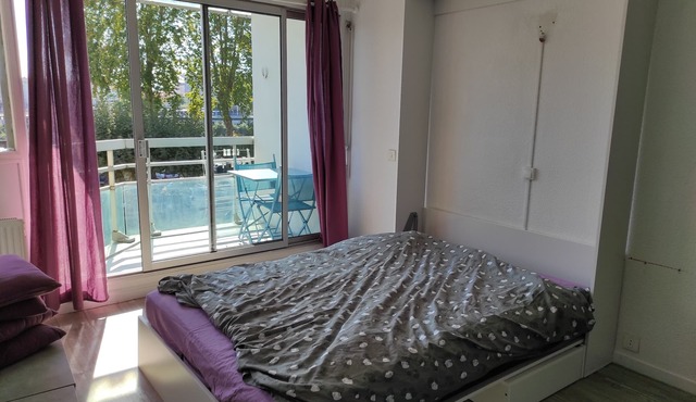 Lovely studio overlooking the adour ideal for curists, students or holidaymakers