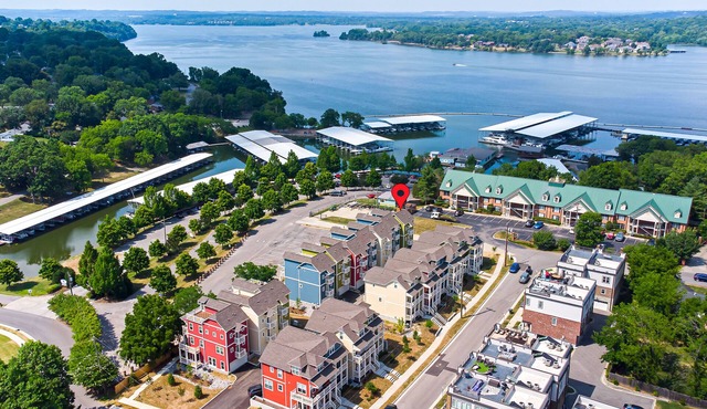 Lovely townhome with water-view, balcony, central AC & washer/dryer