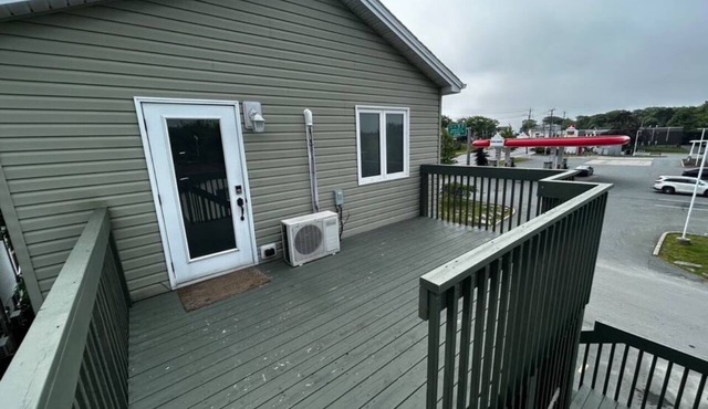 Lovely two bedroom apartment with AC & Patio