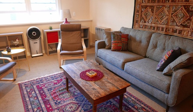 Lovely updated apartment in historic district adjacent to downtown