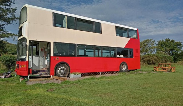 Lovingly converted self catering Double Decker Bus