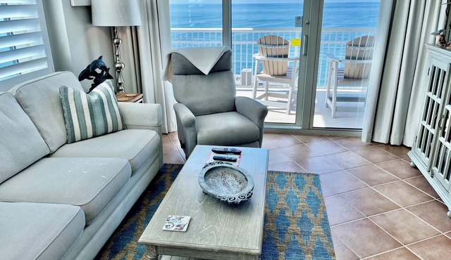 Low Host Fees, Huge Beachfront Pool, 17th Floor E Corner Unit with Two Balconies